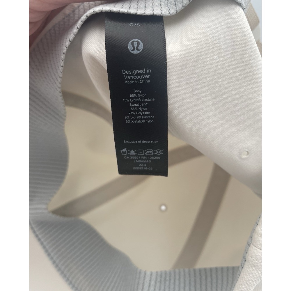 Lululemon Hat Unisex Size OS Days Shade Ball Cap Ivory Strapback Men's Women's - Picture 9 of 14